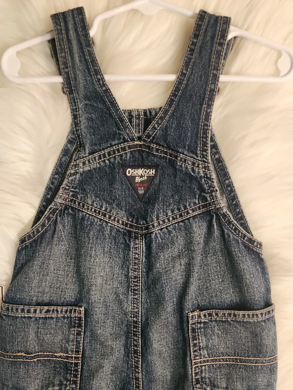 OshKosh B'gosh Dark Wash Denim Overalls -  Kids Size 2T
